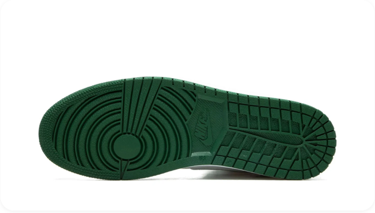 Air Jordan 1 Retro High OG – Gorge Green / Metallic Silver / White