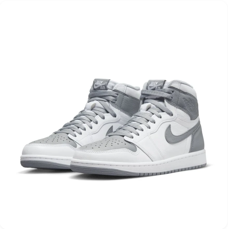 Air Jordan 1 Retro High OG – White / Stealth Grey