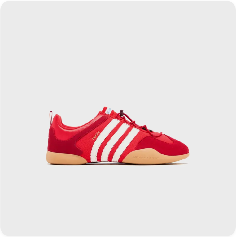 Adidas Benito Sneakers – Scarlet Red / Cream White / Gum