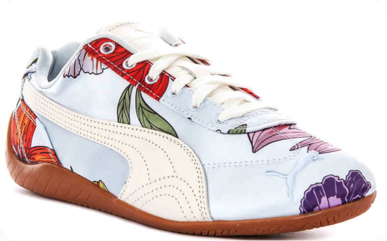 Puma Speedcat Sneakers – Botanical Floral Print / Baby Blue / Gum