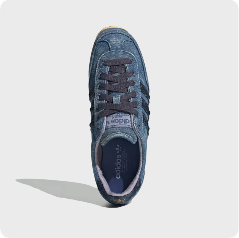 Adidas Japan Sneakers – Washed Denim Blue / Gum