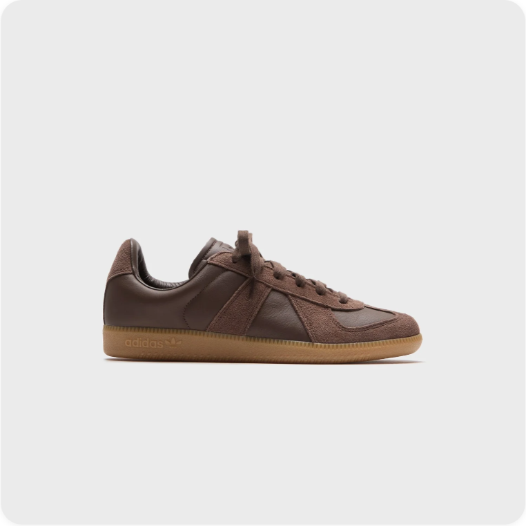 Adidas BW Army Brown Leather - side profile view