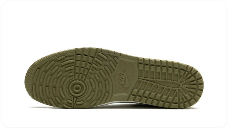 Air Jordan 1 Low Golf – White / Khaki / Black / Olive