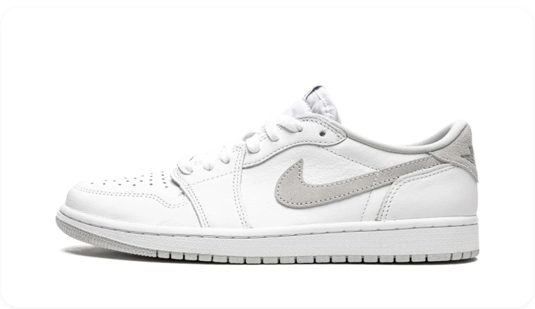 Air Jordan 1 Low OG – White / Neutral Grey