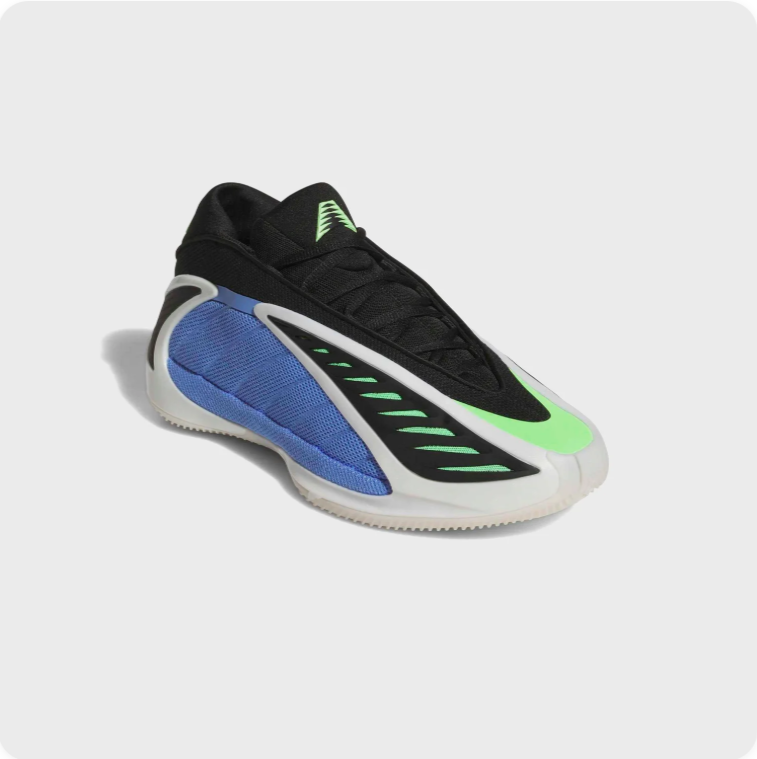 Adidas AE 1 Basketball Sneakers – Black / Blue / Neon Green