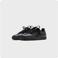 Adidas Samba Sneakers – Triple Black Reptile Embossed Leather & Gold