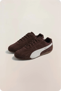 Puma Speedcat OG Sneakers – Dark Chocolate Brown / White