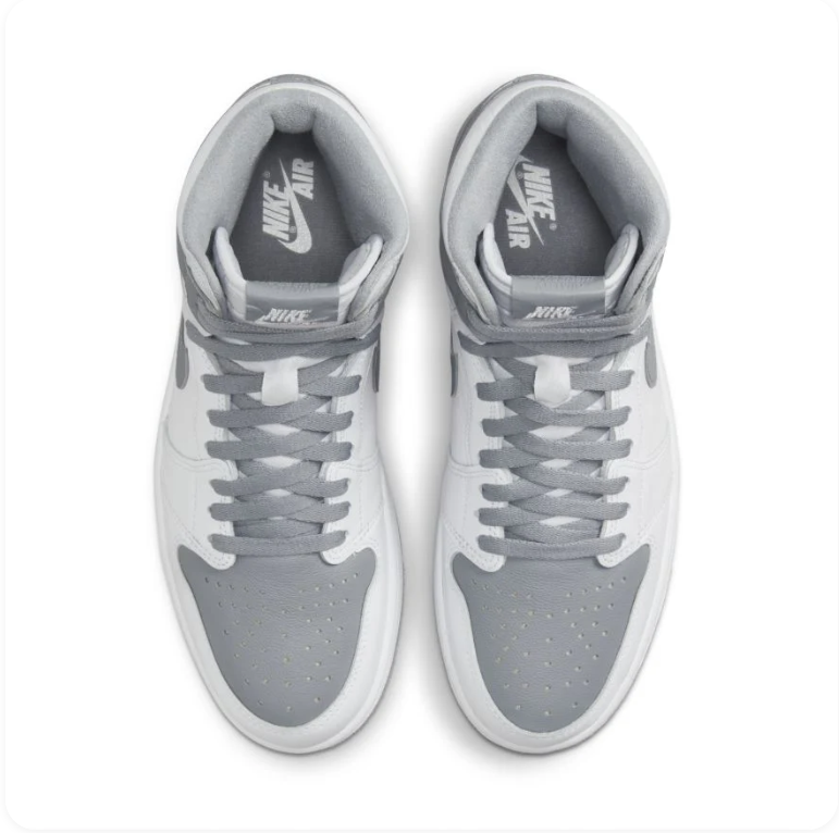 Air Jordan 1 Retro High OG – White / Stealth Grey