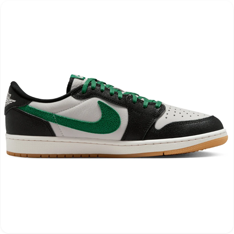 Air Jordan 1 Low OG – Black / Lucky Green / Neutral Grey