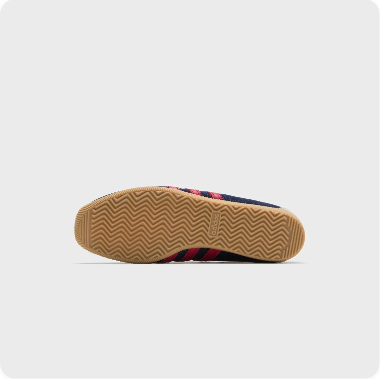 Adidas Japan Sneakers – Navy Blue / Crimson Red / Gum