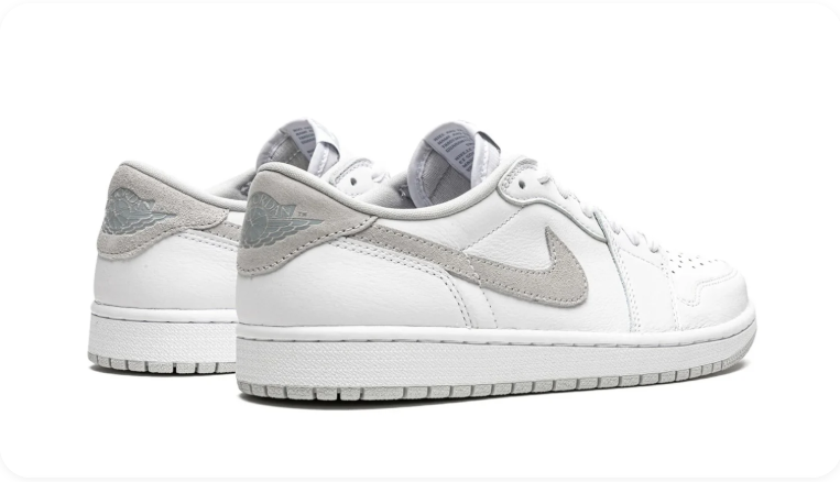 Air Jordan 1 Low OG – White / Neutral Grey