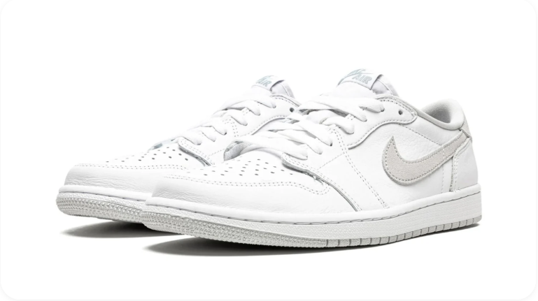 Air Jordan 1 Low OG – White / Neutral Grey