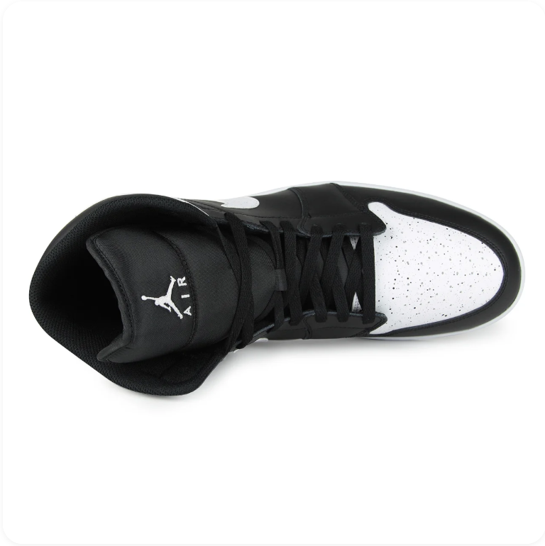 Air Jordan 1 Mid SE – Black / White Speckle