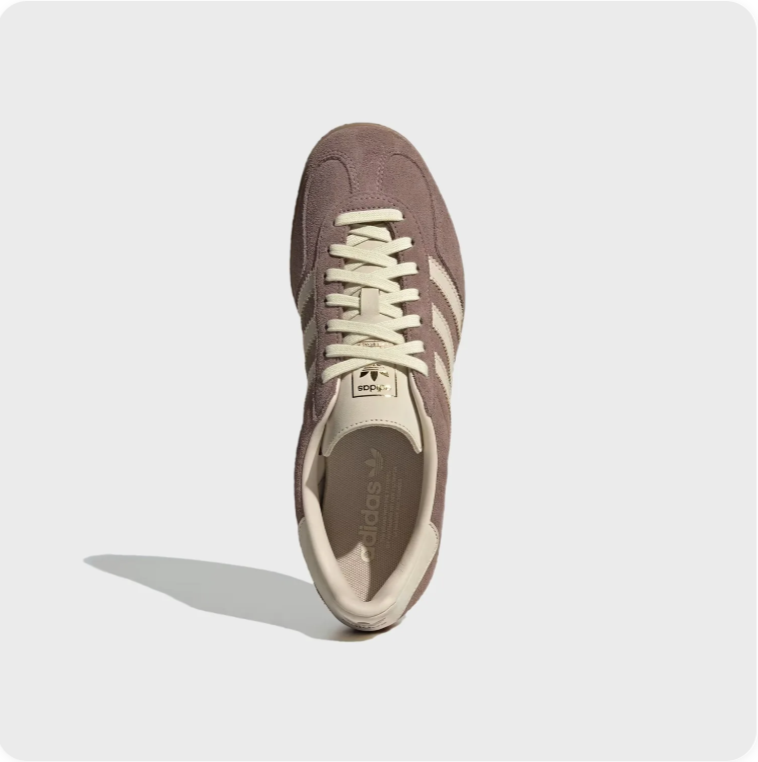Adidas Gazelle Indoor Sneakers – Taupe / Cream / Gum