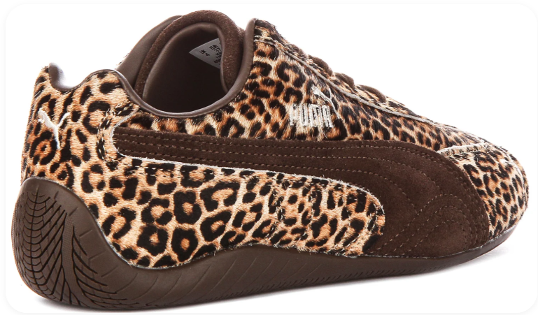 Puma Speedcat OG Sneakers – Leopard Print / Haircalf / Dark Brown