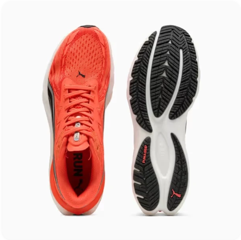 Puma Magnify Nitro 2 Running Sneakers – Solar Red / Black / White