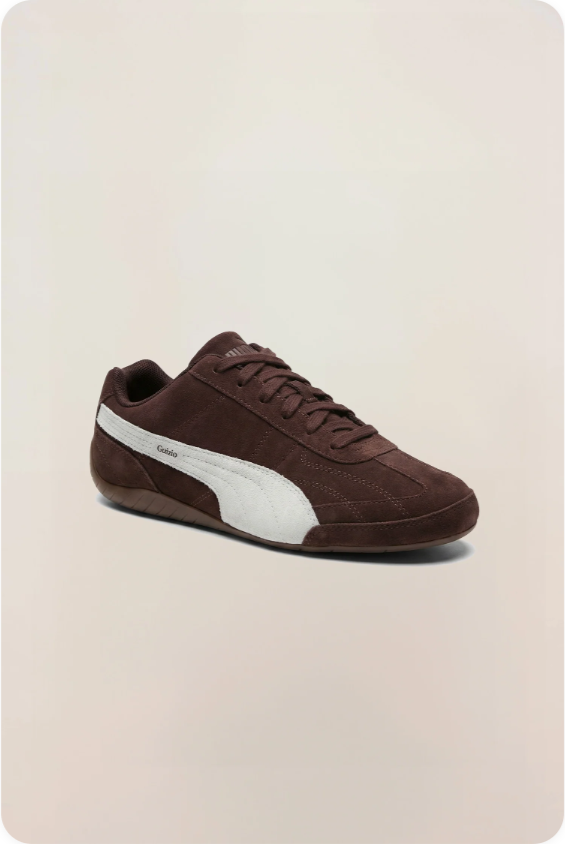 Puma Speedcat OG Sneakers – Dark Chocolate Brown / White