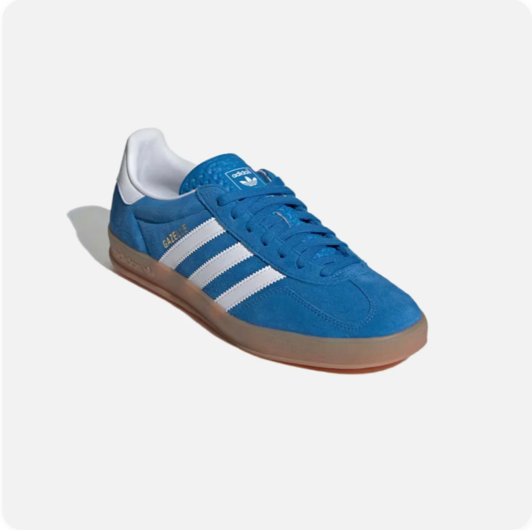 Adidas Gazelle Indoor Sneakers – Royal Blue / White / Gum