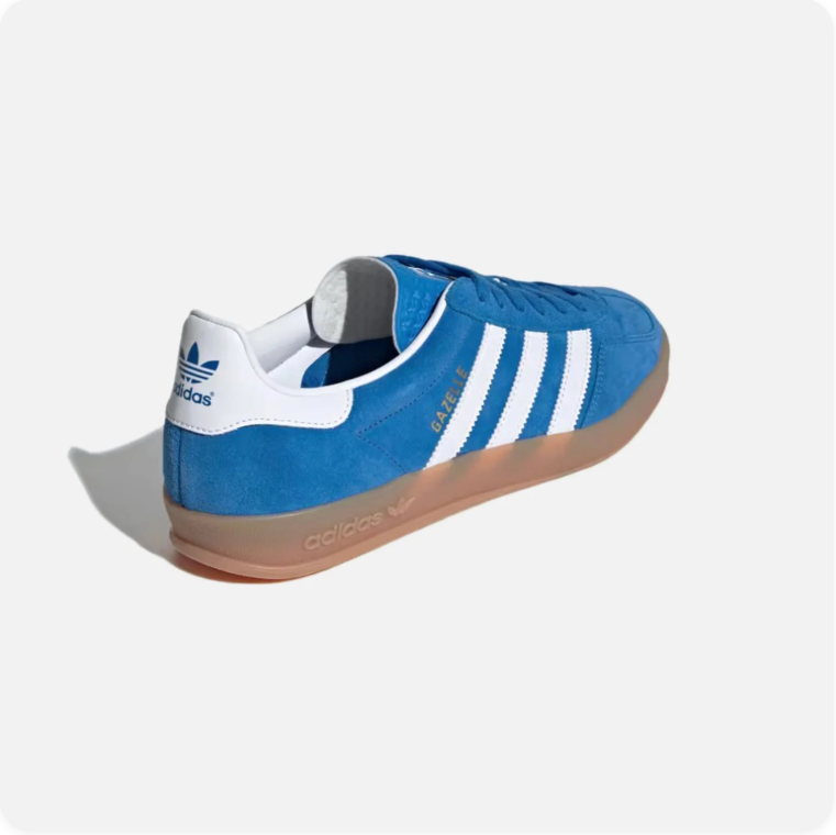 Adidas Gazelle Indoor Sneakers – Royal Blue / White / Gum
