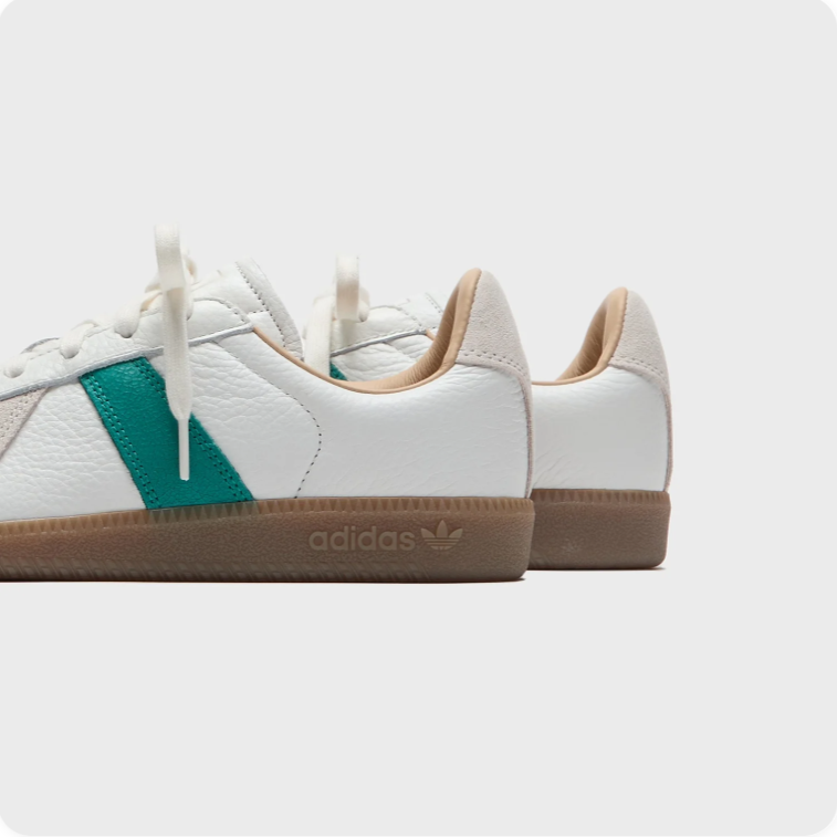 Adidas BW Army Sneakers – White / Teal Green / Gum
