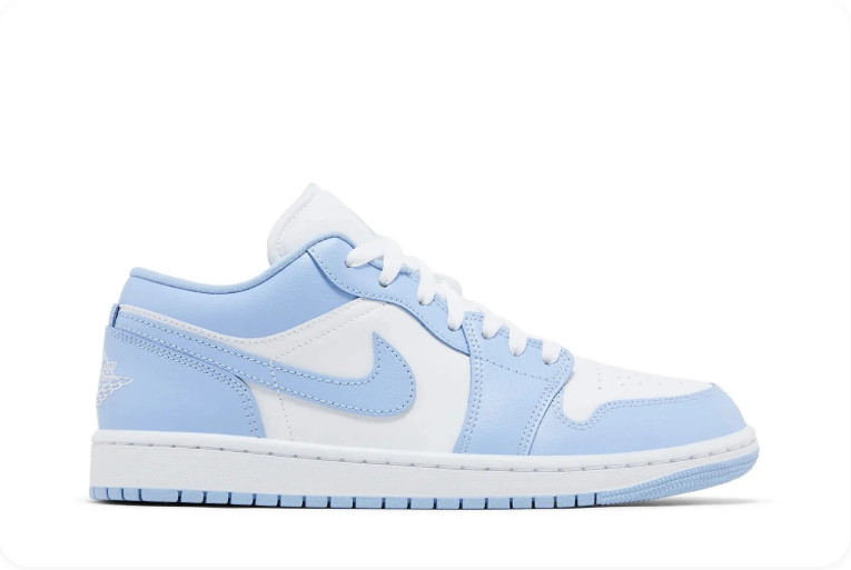 Air Jordan 1 Low – Ice Blue / White