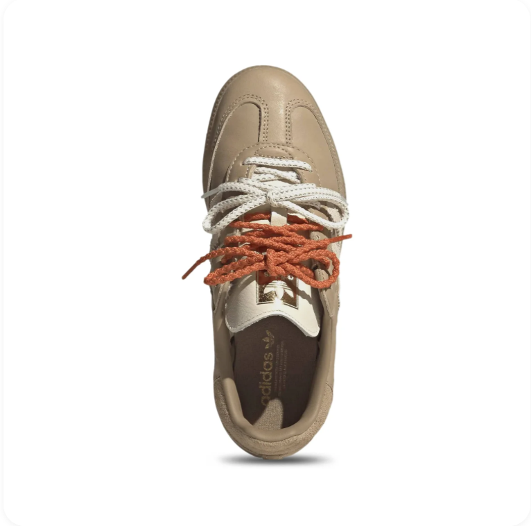 Adidas Samba OG Sneakers – Khaki / Cream / Terracotta Dual Lace