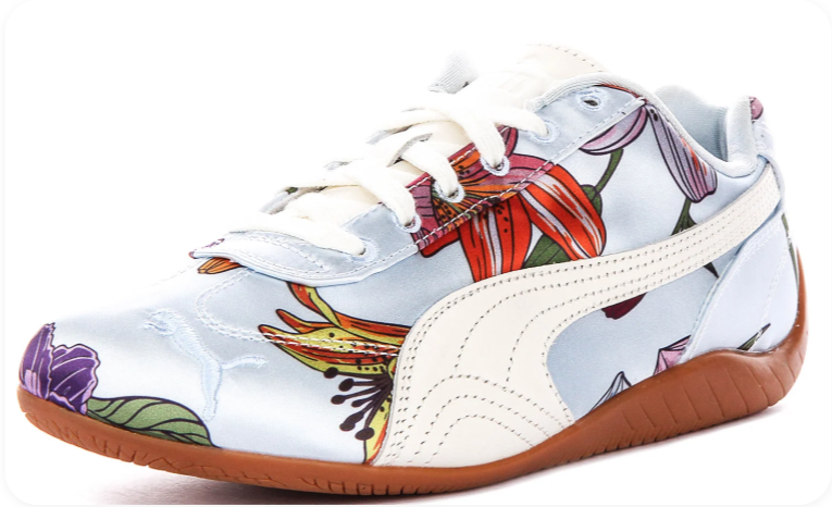 Puma Speedcat Sneakers – Botanical Floral Print / Baby Blue / Gum