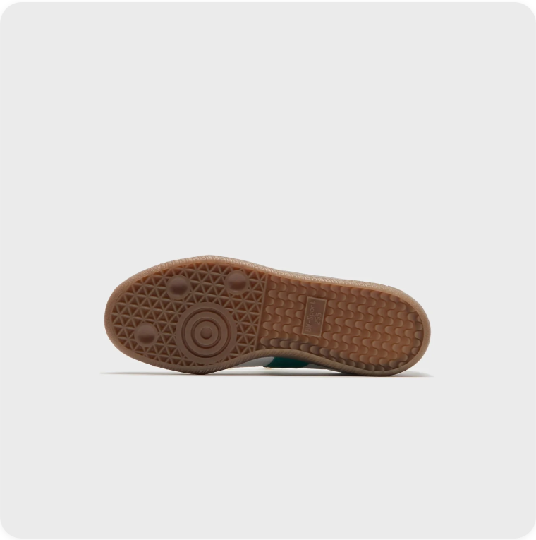 Adidas BW Army Sneakers – White / Teal Green / Gum