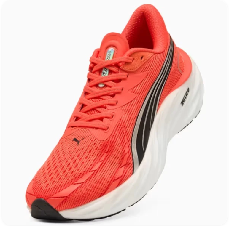 Puma Magnify Nitro 2 Running Sneakers – Solar Red / Black / White