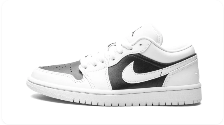 Air Jordan 1 Low – White / Black / Shadow Grey