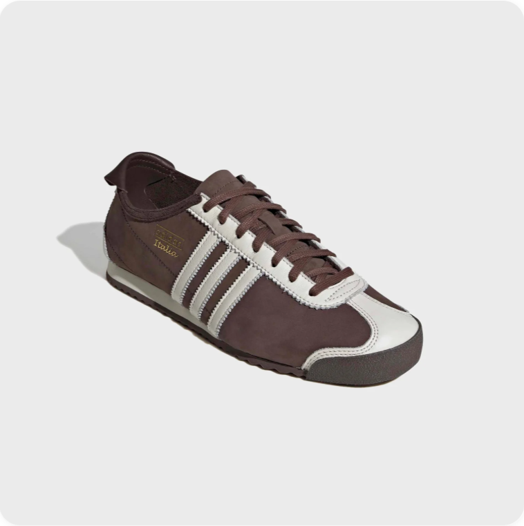 Adidas Italia Sneakers – Dark Brown / Cream / Gold