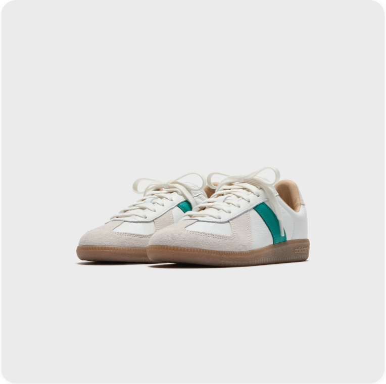 Adidas BW Army Sneakers – White / Teal Green / Gum