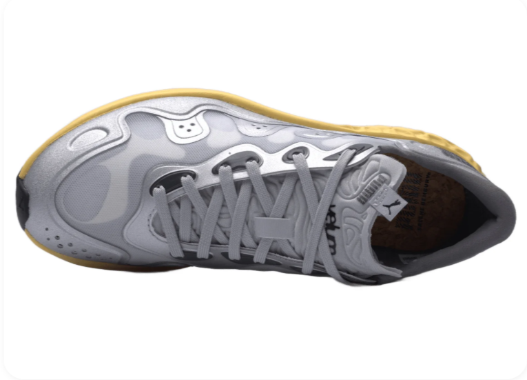 Puma Plexus Sneakers – Silver Grey / Honey Yellow