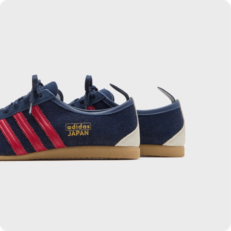 Adidas Japan Sneakers – Navy Blue / Crimson Red / Gum